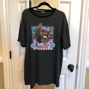 Missguided Dark Grey Tunic